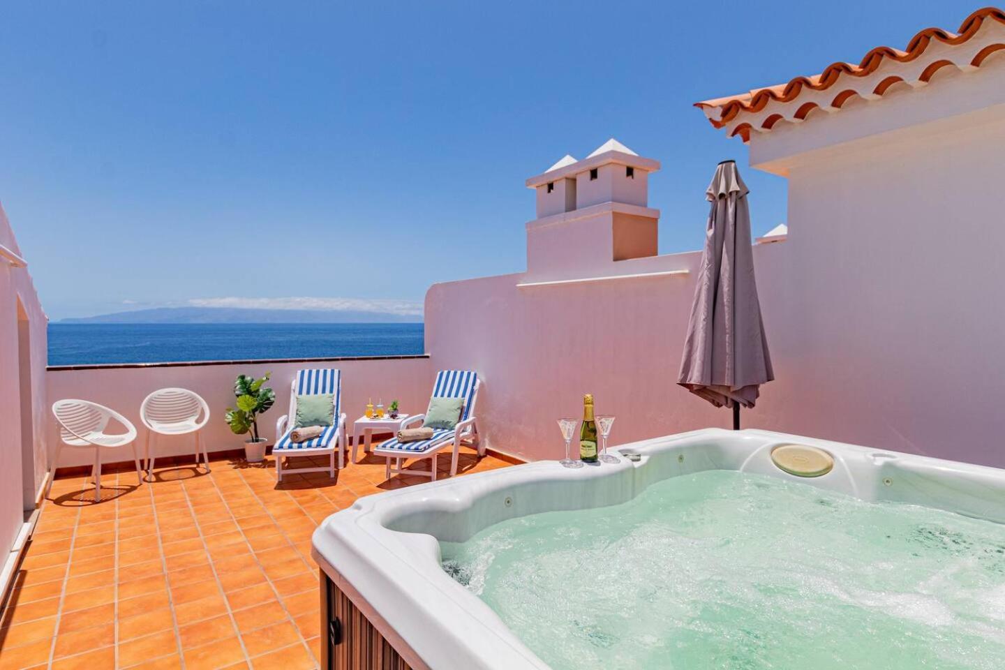 Penthouse Apt With Jacuzzi By Dream Homes Tenerife 푸에르토 데 산티아고 외부 사진