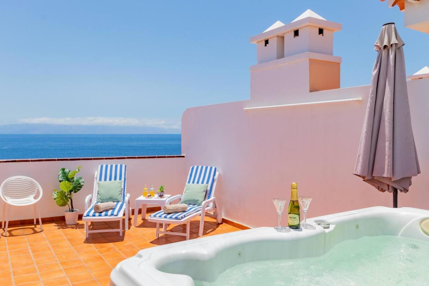 Penthouse Apt With Jacuzzi By Dream Homes Tenerife 푸에르토 데 산티아고 외부 사진